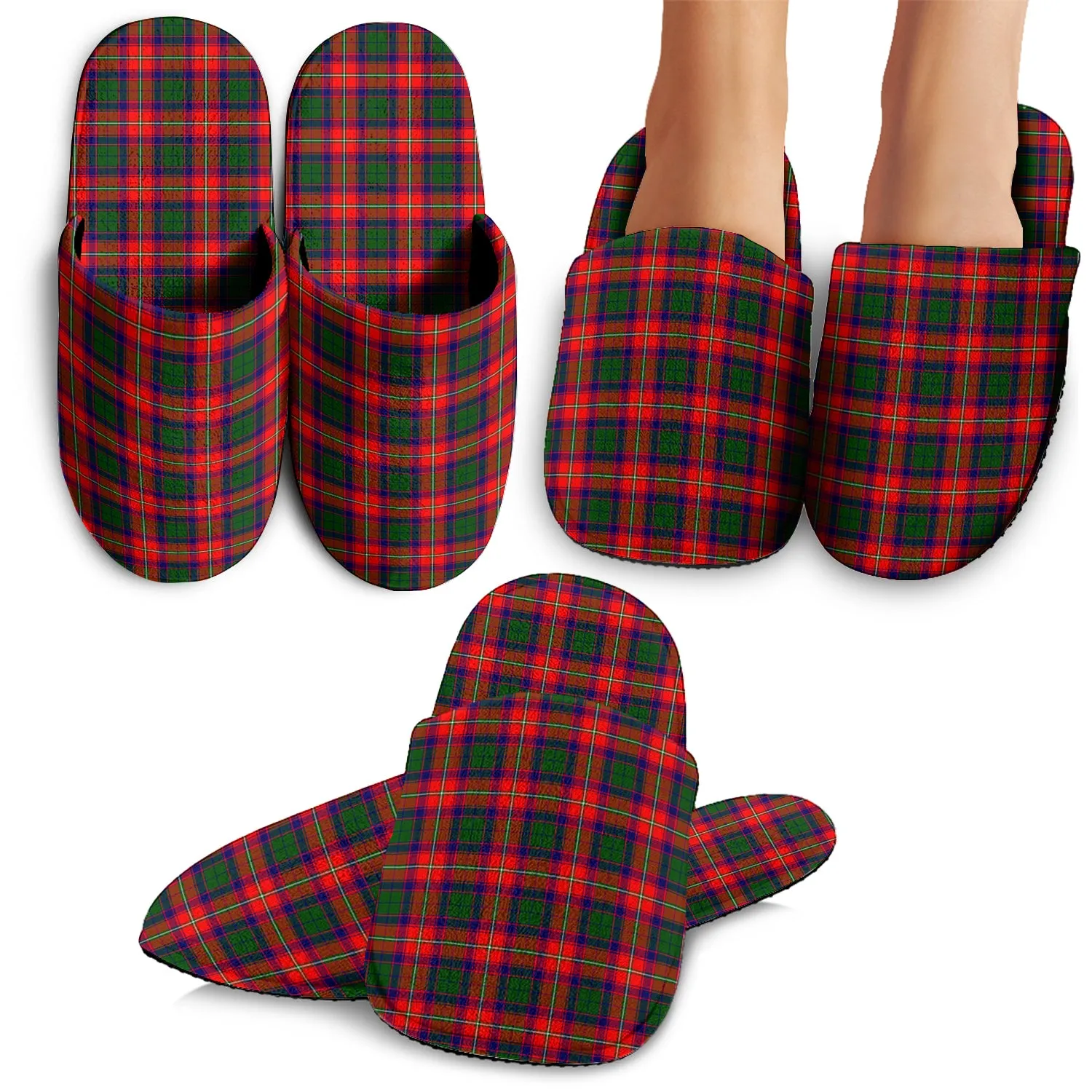 Belshes Tartan Home Slippers