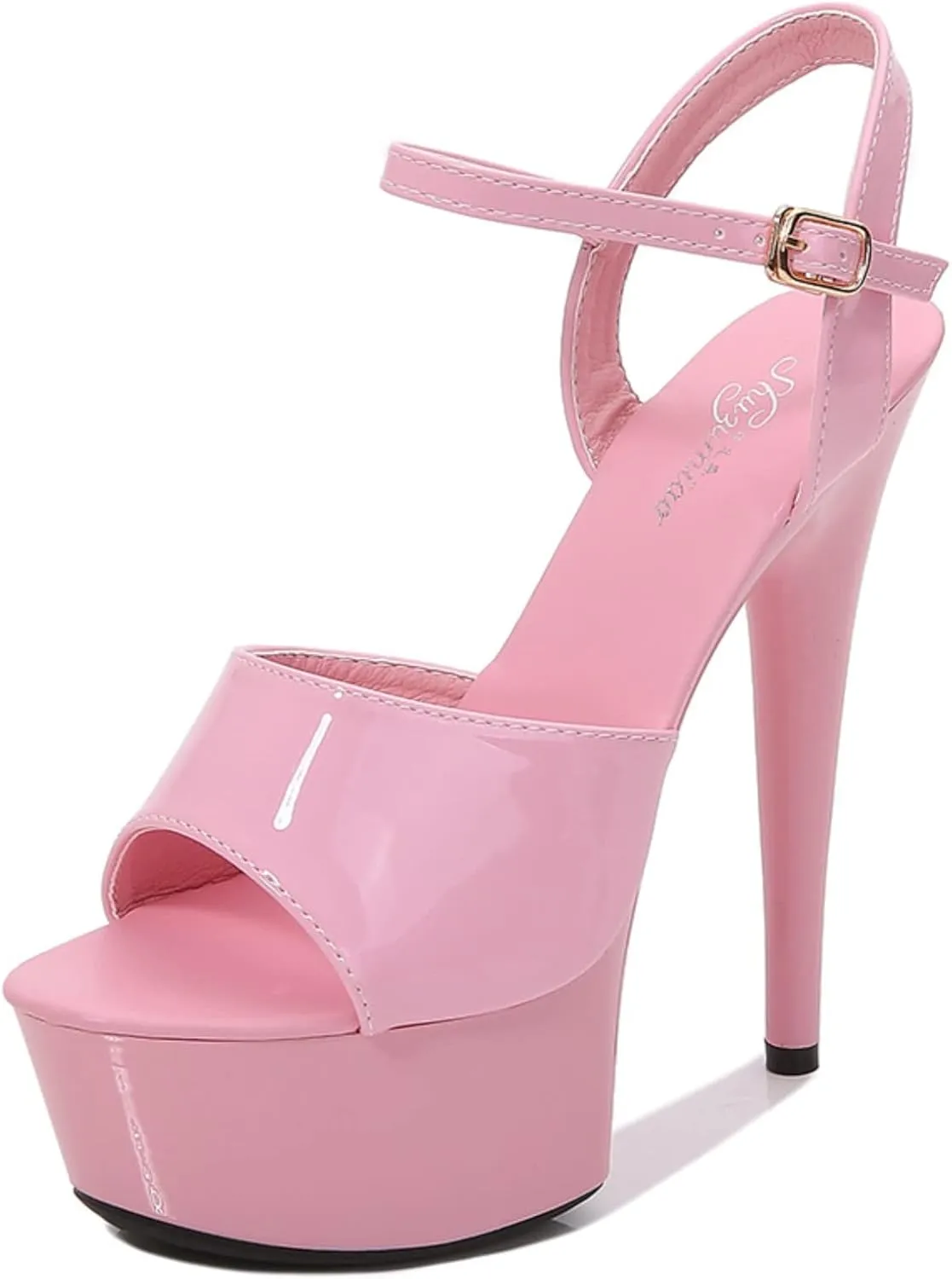 Comfortable Summer Sandals Women Low Block Heel Dressy Open Toe Elastic Ankle Strap Casual Wedge