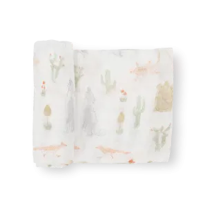 Cotton Muslin Swaddle Blanket - Desert Night