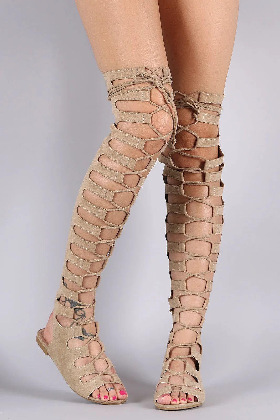 Eli - Lace Up Boot Sandal
