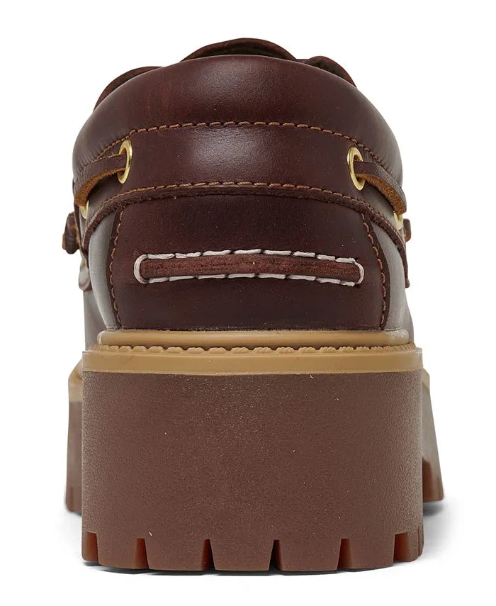 Finish Line Timberland Women's Stone Street Premium Platform Boat Shoes, Red