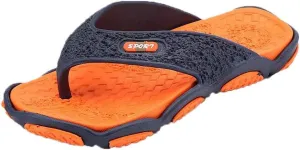 Flip Flops for Women Men's Fashion Spliced Soft Soled Flip Flops Outdoor Beach Foot Ware Beach Bath