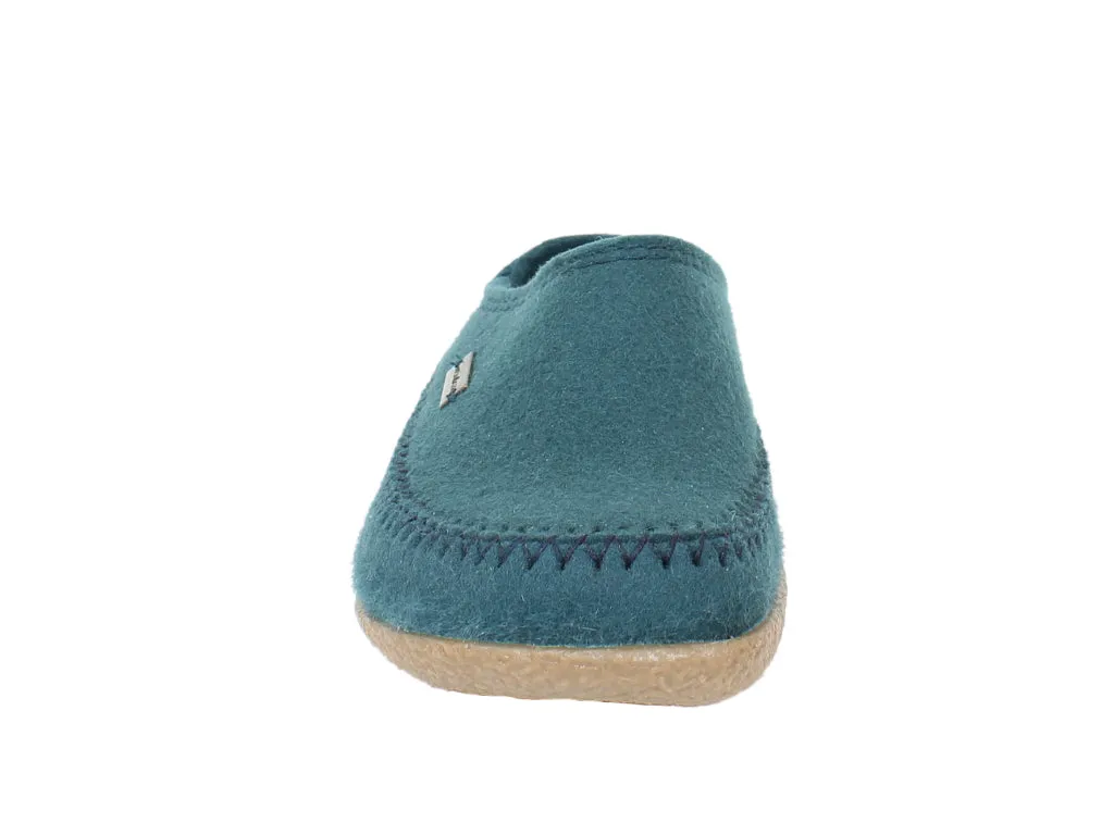 Haflinger Clogs Blizzard Credo Teal