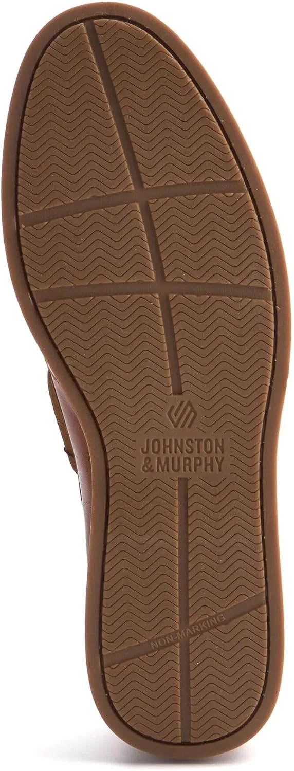 Johnston & Murphy Mens Monaco Boat and Deck Shoes, Mens Slip On Shoes, Moccasins for Men