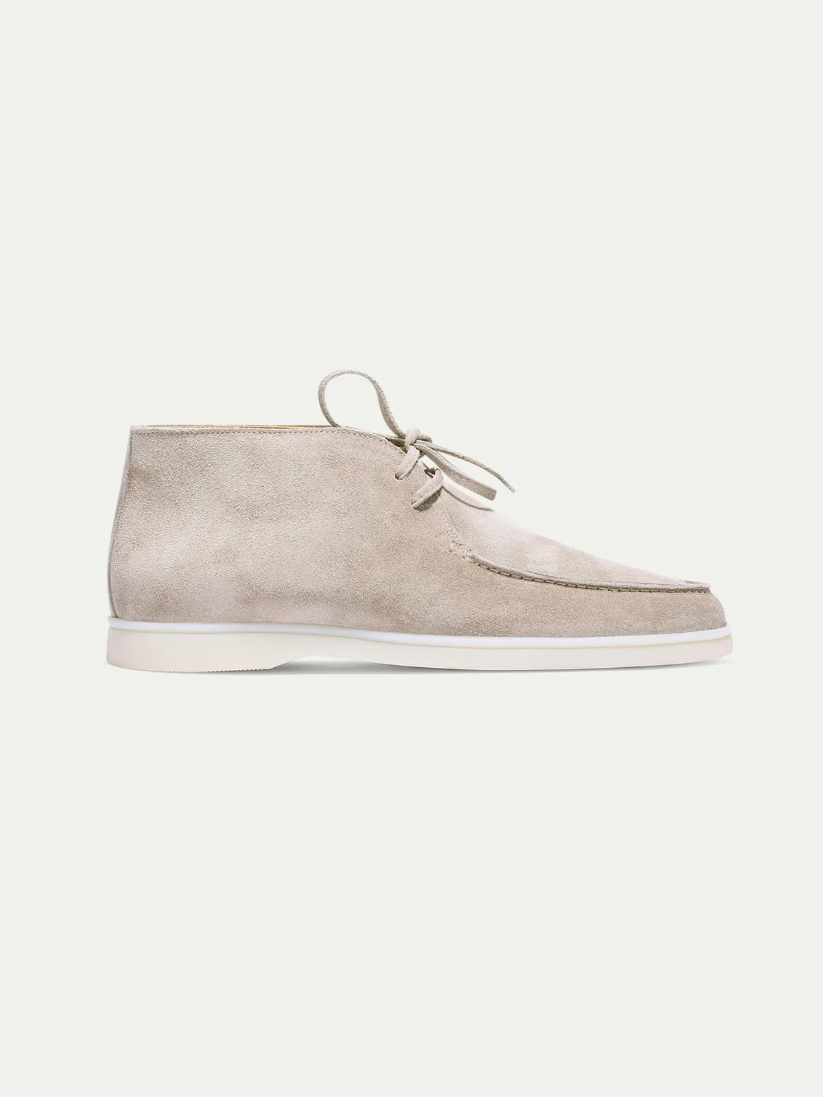 Light Grey Suede Desert Boot