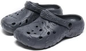 SECHRITE Clogs for Men Rubber Garden Shoes Lightweight Clogs for Men Slip On Mules for Summer - River Edge