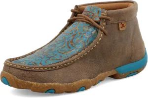 Twisted X Women`s Bomber Turquoise Chukka Driving Moc