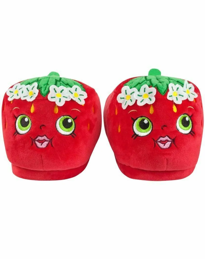Vanilla Underground strawberry Unisex Kids Red 3D Slippers