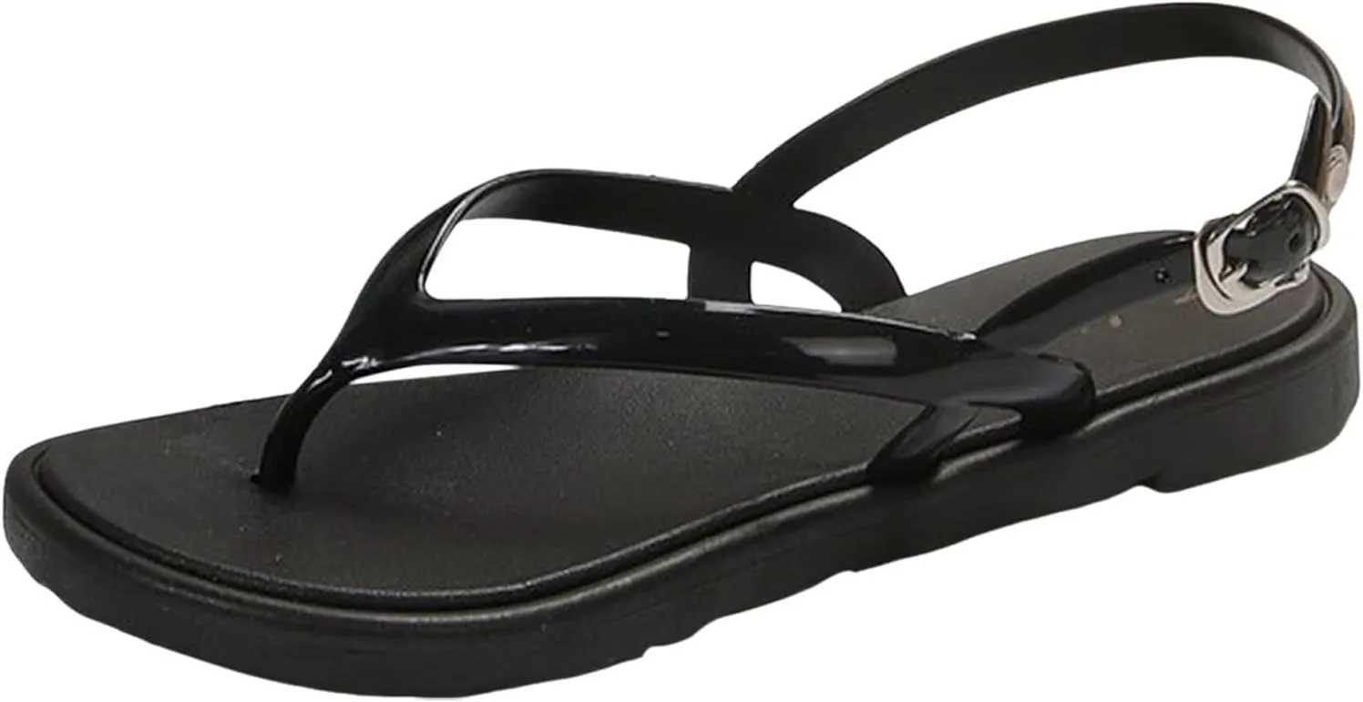 Women's Sandals Beach Flip Flop Lightweight Slip On Arch Support Flip Flops for Woman Thong Sandals