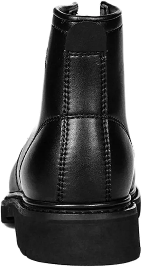 Wygwlg Men Steel Toe Shoes Military Assault Waterproof Boots Autumn Breathable Army Combat Outdoor Police Work Ankle Shoes